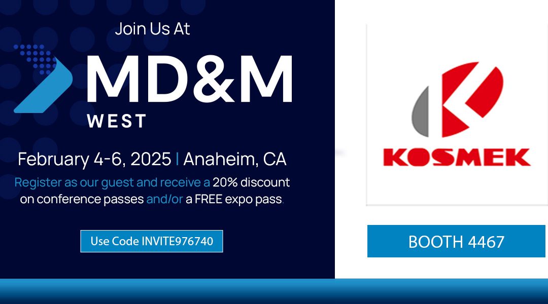 Kosmek at MD&M West 2025, Anaheim, CA